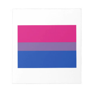 OFFIZIELLE BISEXUAL-STOLZ-FLAGGE NOTIZBLOCK