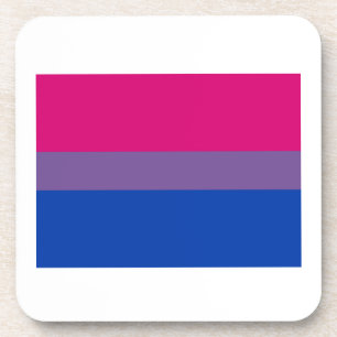 OFFIZIELLE BISEXUELLE PRIDE-FLAGGE GETRÄNKEUNTERSETZER