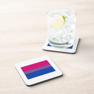 OFFIZIELLE BISEXUELLE PRIDE-FLAGGE UNTERSETZER