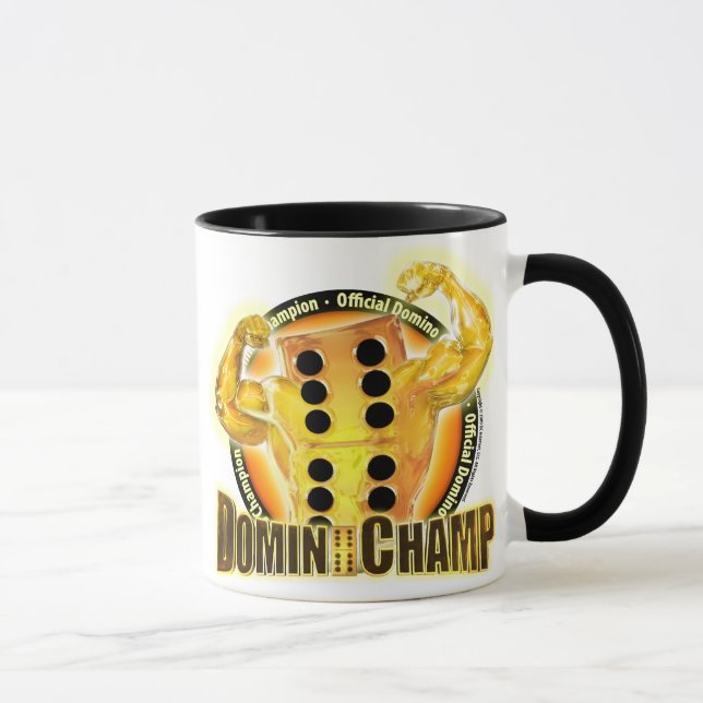 Offizielle Domino-Meister-Tasse Tasse (Rechts)