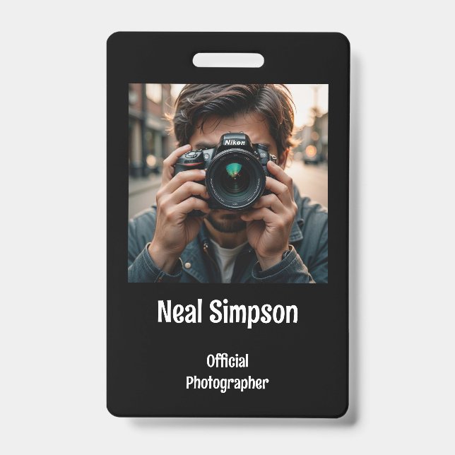 Offizielle Fotografen Ausweis (Front)