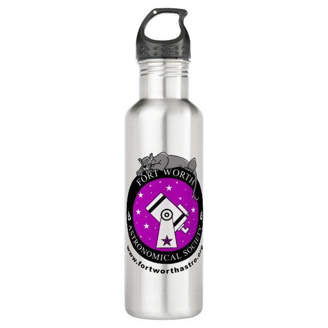 Offizielle FWAS Wasserflasche Edelstahlflasche (Vorderseite)