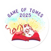 Offizielle Game of Tomes 2025 Aufkleber
