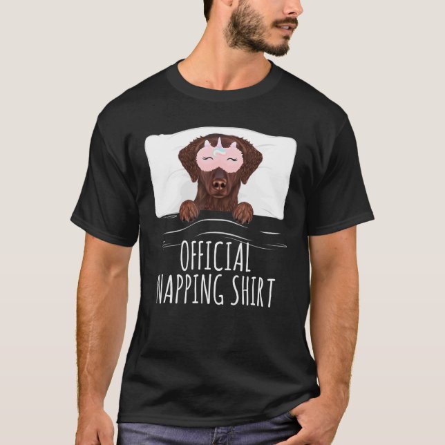 Offizielle geschliffene Einhornschlafmaske T-Shirt (Vorderseite)