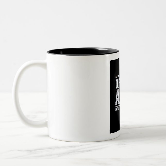 Offizielle Handlungen: Immunität des Präsidenten Zweifarbige Tasse (Links)