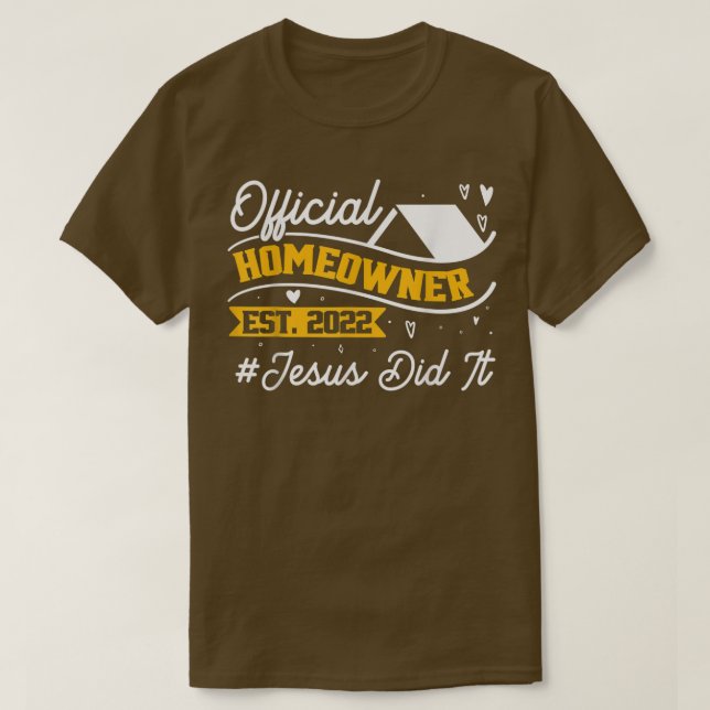 Offizielle Hauseigentümerin Housewarming 2022 Neue T-Shirt (Design vorne)