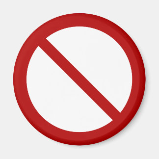 Offizielle internationale Nummer ISO 3864-1 Magnet