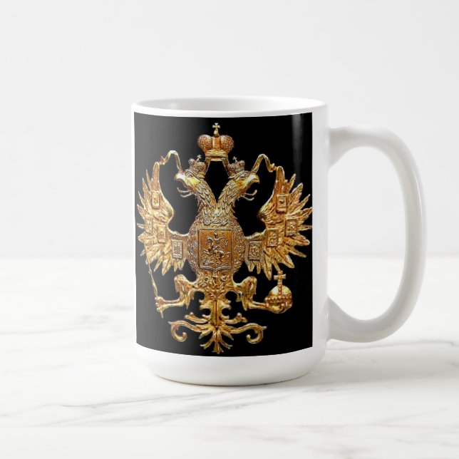 OFFIZIELLE kaiserliche russische Kaffeetasse (Rechts)