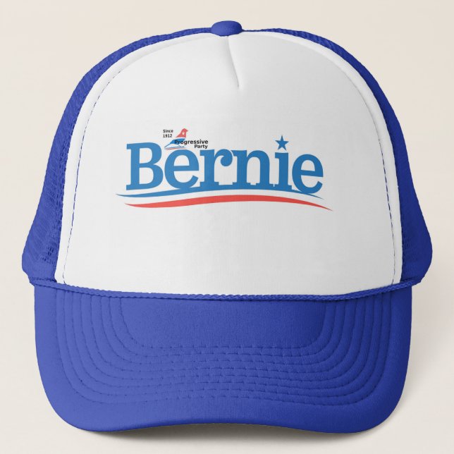 Offizielle Kampagne Bernie progressives Party - Truckerkappe (Vorderseite)