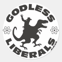Offizielle Logoaufkleber für Godless Liberals