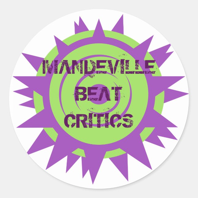 Offizielle MBC-Aufkleber Runder Aufkleber (Vorderseite)