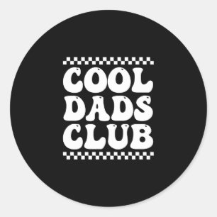 Offizielle Mitglieder Cool Vater Club Daddy Funny Runder Aufkleber