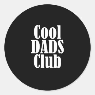 Offizielle Mitglieder Cool Vater Club Funny Pocket Runder Aufkleber