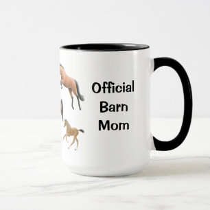 Offizielle Pferdescheunen-Mama-kundengerechte Tasse