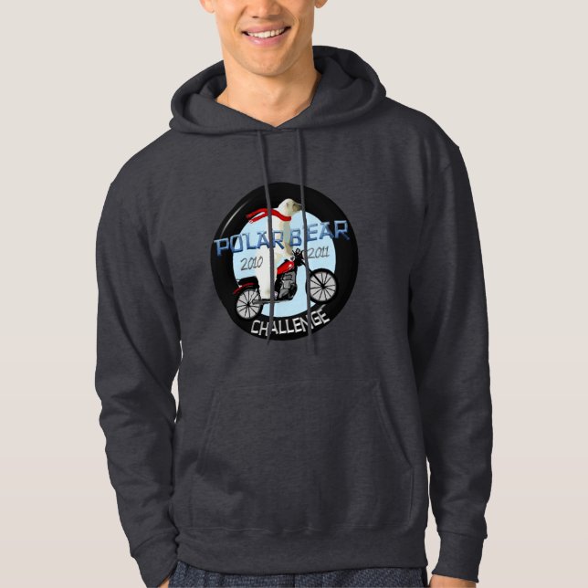 Offizielle polarer Bärn-Herausforderung 2010 Hoodie (Vorderseite)