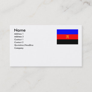 OFFIZIELLE POLYAMORY STOLZ-FLAGGE - .PNG VISITENKARTE