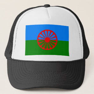 Offizielle Romany-Sinti und Romaflagge Truckerkappe