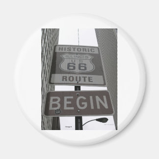 Offizielle Route 66 Anfangszeichen Magnet