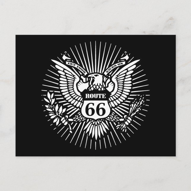 Offizielle Rt. 66 Postkarte (Vorderseite)