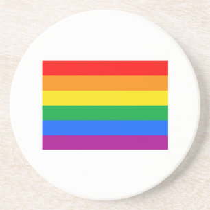 OFFIZIELLE SCHWULE PRIDE-FLAGGE SANDSTEIN UNTERSETZER