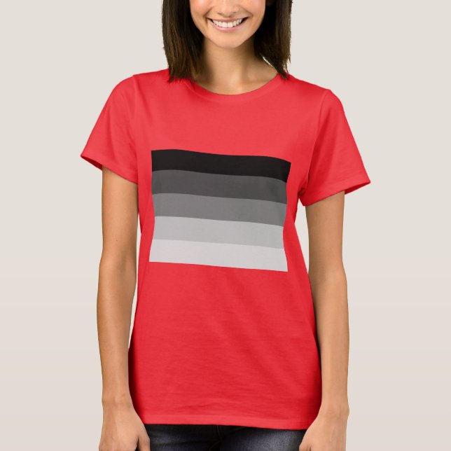 OFFIZIELLE STRAIGHT PRIDE FLAG T-Shirt (Vorderseite)