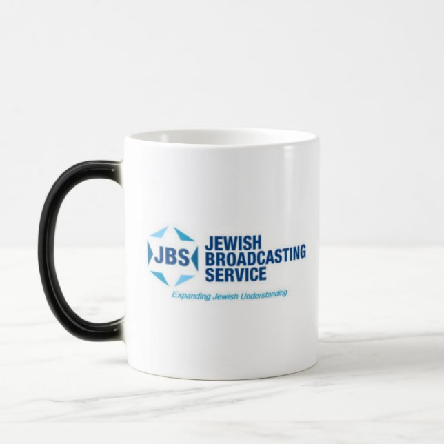 Offizielle Tasse des jüdischen RundfunksE (Links)