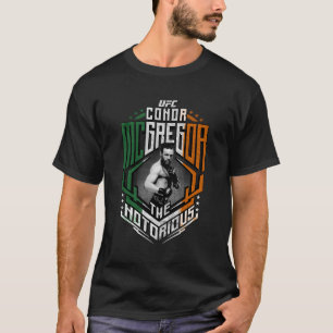 Offizielle Ufc Conor Mcgregor angegeländelt T-Shirt