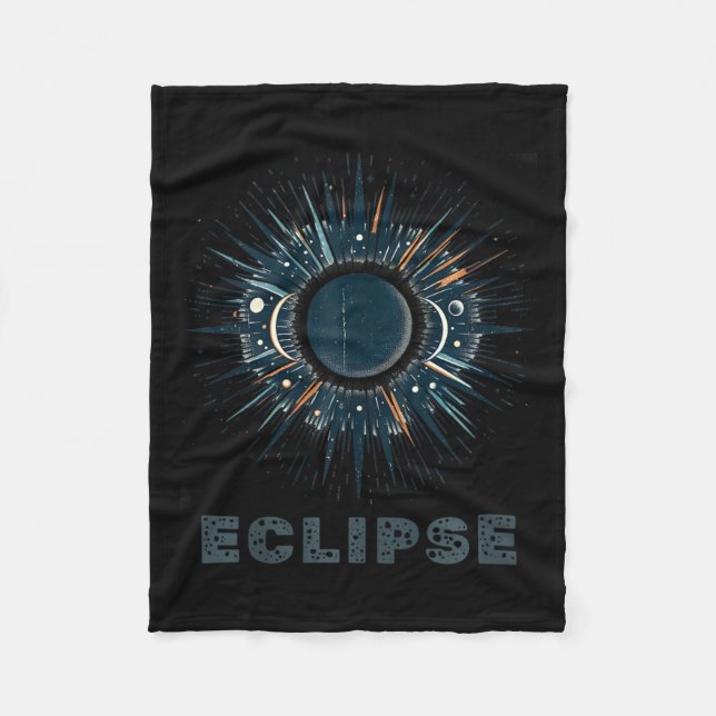 Offizielle Vintage Solarzelle Fleecedecke (Vorderseite)