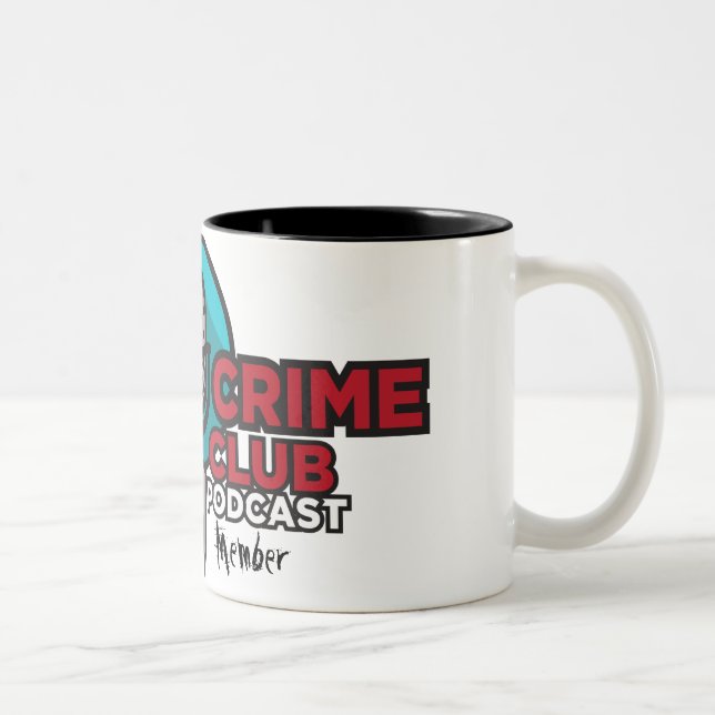 Offizielle wahre Verbrechen-Fanclub-MitgliedsTasse Zweifarbige Tasse (Rechts)