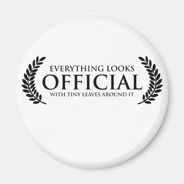 Offizielle winzige Blätter Magnet (Vorne)