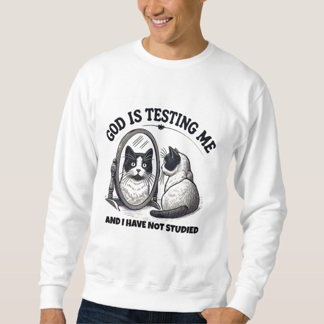 Offizielle Zierkatze Weihnachten Sweatshirt (Vorderseite)