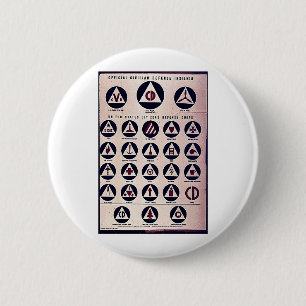Offizielle Zivilverteidigungs-Insignien Button