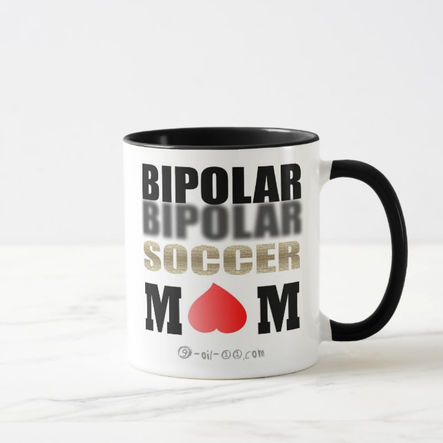 Offizielle zweipolige Fußball-Mama Tasse (Rechts)