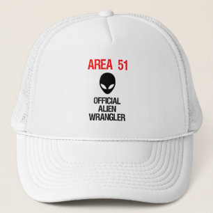 Offizieller alienWrangler des Bereichs-51 lustig Truckerkappe