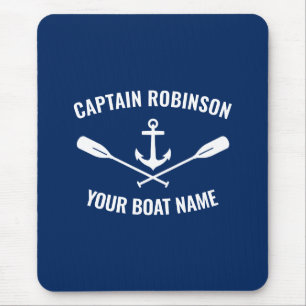 Offizieller Anker Kapitän und Marine Mousepad