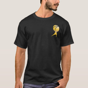 Offizieller Atlas zuckte T - Schwarzes u. Gold T-Shirt