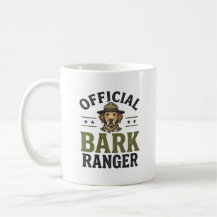 Offizieller Bark Ranger Hund Vintage Grafik_1 Kaffeetasse