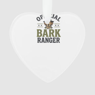 Offizieller Bark Ranger Hund Vintage Grafik_1 Ornament
