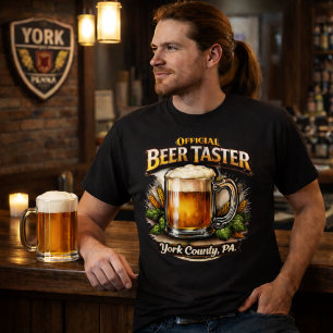 Offizieller Biertester York County PA T-Shirt