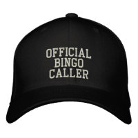 Offizieller BINGO Caller bestickter Hut