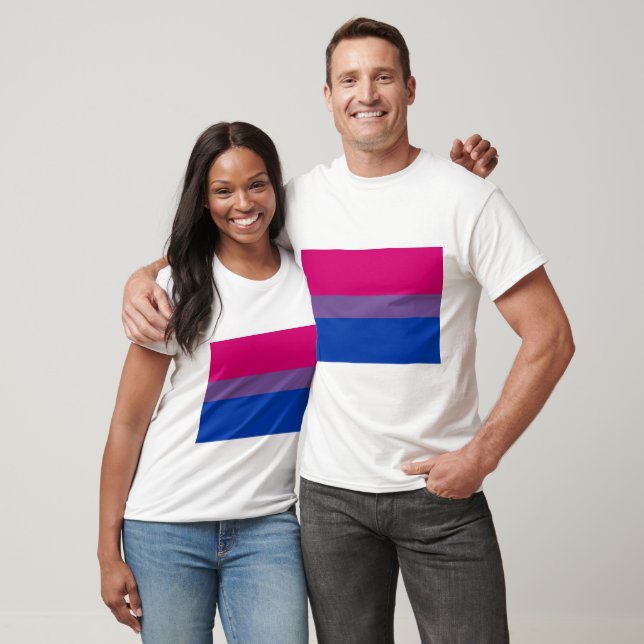 OFFIZIELLER BISEXUELLER PRIDE FLAG T-Shirt (Unisex)