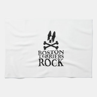 Offizieller Boston-Terrier-Felsen Merch Handtuch