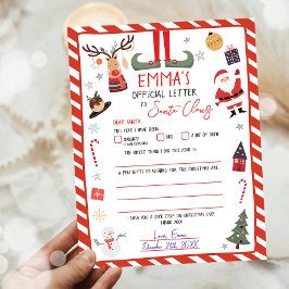 Offizieller Brief an den Weihnachtsmann