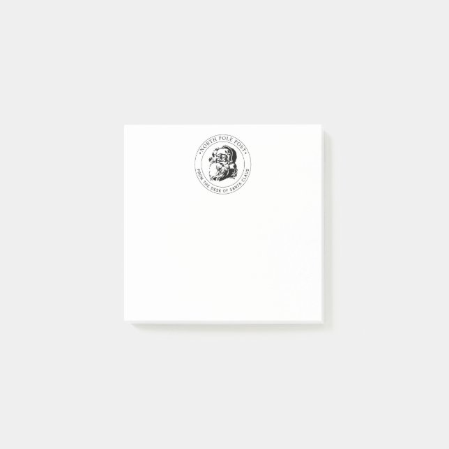 Offizieller Brief von North Pole Post an den Weihn Post-it Klebezettel (Vorderseite)
