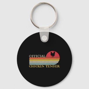 Offizieller Chicken Tender Lustige Lebensmittel-Hü Schlüsselanhänger