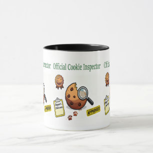 Offizieller Cookie-Inspektor-Becher – Lustiger Kaf Tasse