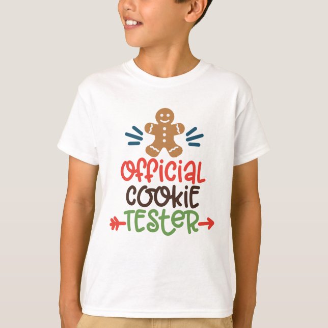 Offizieller Cookie Tester-T - Shirt (Vorderseite)