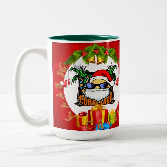 Offizieller CoralLago Weihnachtsbecher Zweifarbige Tasse (Links)