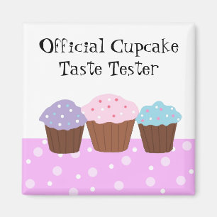 Offizieller Cupcake-Geschmackstester Magnet