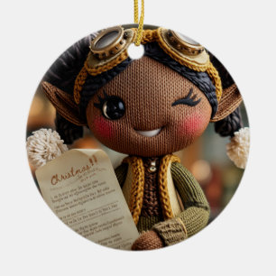 Offizieller Elf-Bereicht  Keramik Ornament